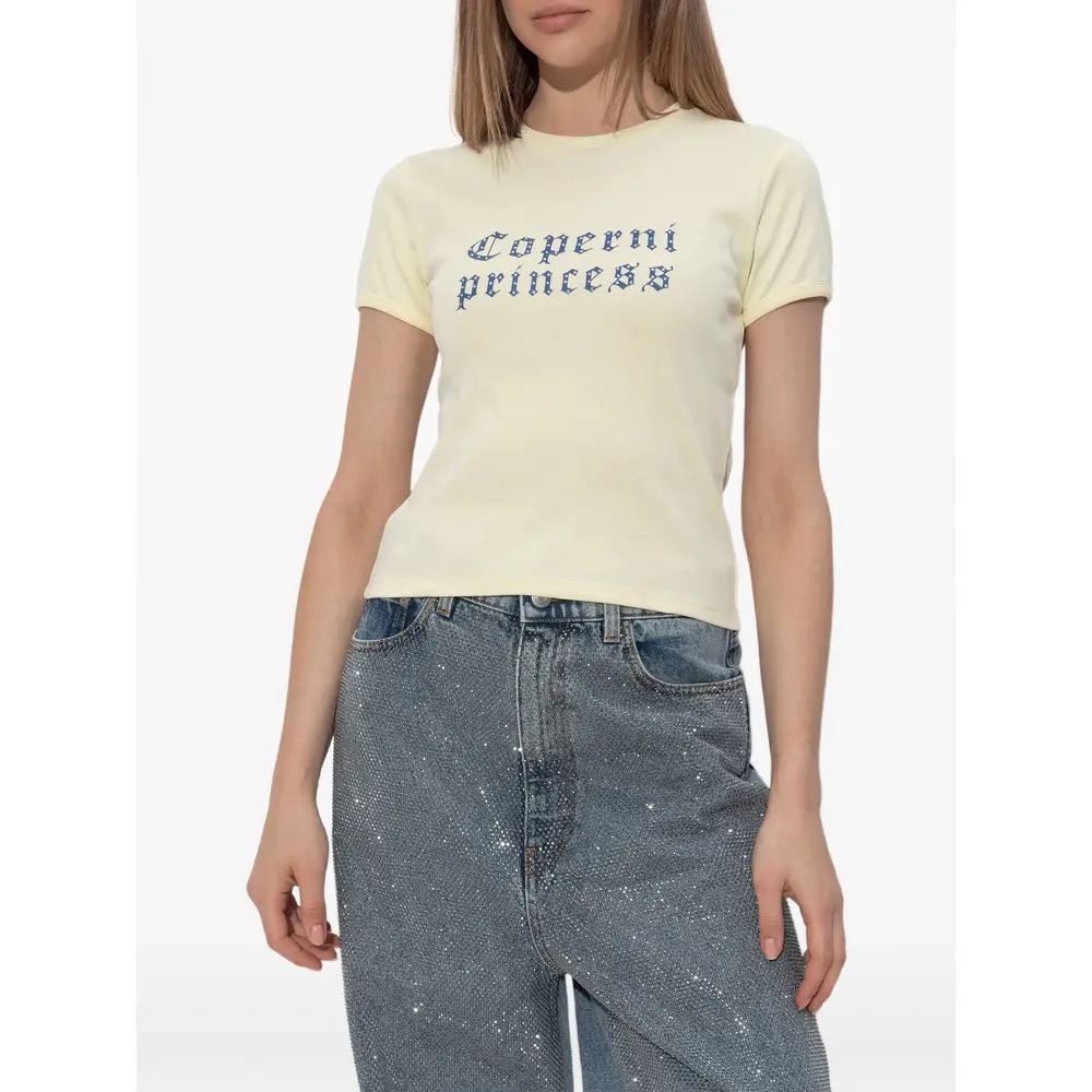 Coperni X Disney Princess Cream T-Shirt